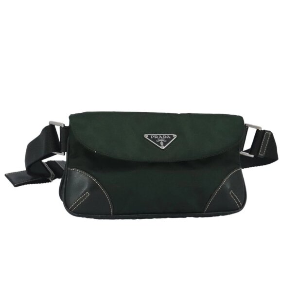 PRADA Waist bag Nylon Khaki Auth ar12739 - Picture 1 of 15